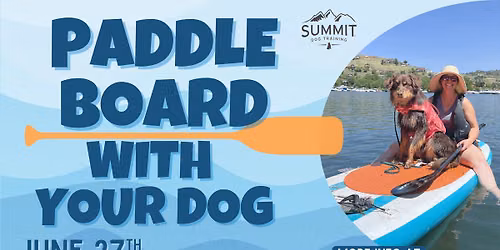 Paddle Board With Your Dog!
