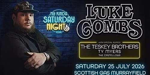 Luke Combs Concert Trip - Aberdeen To Edinburgh Murrayfield (Return Travel)