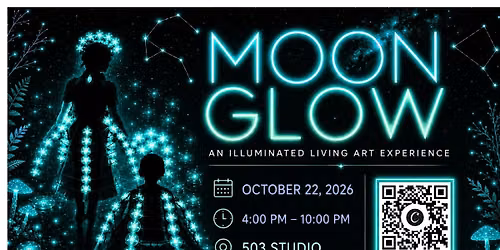 MOON GLOW: An Illuminated Living Art Experience
