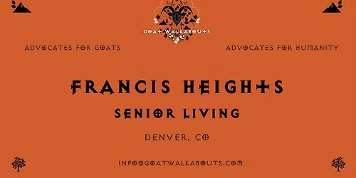 Goat Walkabouts  - Francis Heights - Denver