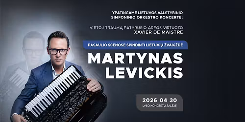 Ypatingas LVSO koncertas su i\u0161skirtiniais solistais