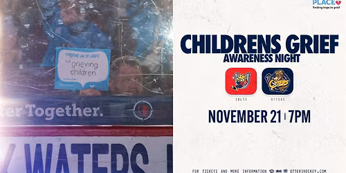 Children's Grief Awareness Night vs. Barrie Colts (November 21st)