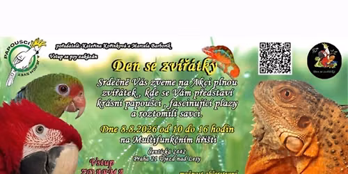 Den se zv\u00ed\u0159\u00e1tky \ud83e\udd9c\ud83d\udc38\ud83e\udd87\ud83e\udeb1\ud83e\udd96\ud83d\udc22\ud83d\udc0d\ud83e\udd8e\ud83e\udd80