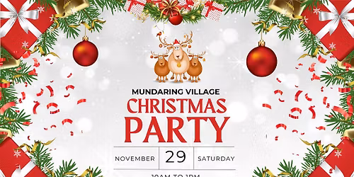 \ud83c\udf84 MUNDARING VILLAGE CHRISTMAS PARTY \/\/ FREE FAMILY FUN \ud83c\udf85