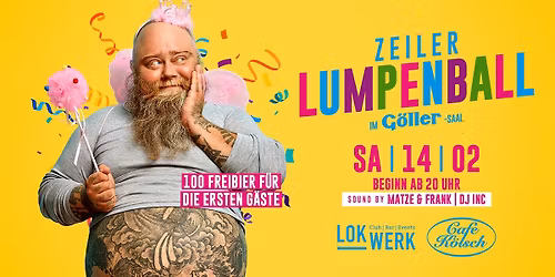 Zeiler Lumpenball 2026 \ud83c\udf89 mit DJ Inc und Matze & Franky \ud83c\udf89