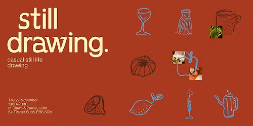 still drawing. November still-life drawing club