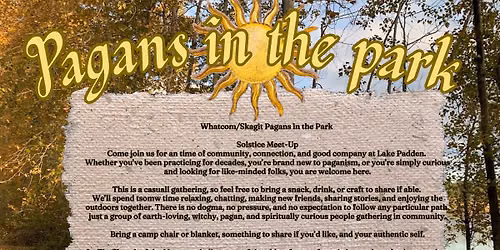 Skagit\/Whatcom Pagans in the Park Solstice Gathering
