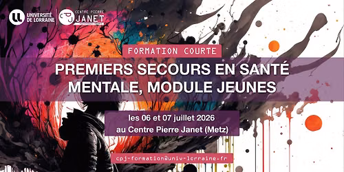 Formation Courte "Premiers Secours en Sant\u00e9 Mentale (PSSM)", module Jeunes