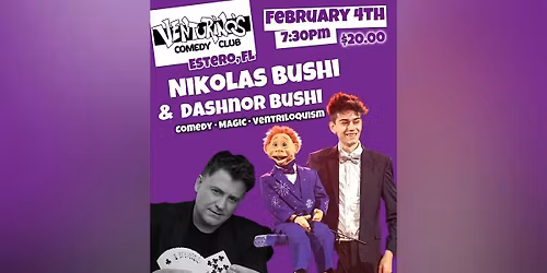 Nikolas Bushi & Dashnor Bushi at Venturino's Comedy Club!