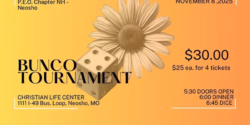 PEO Chapter NH BUNCO TOURNAMENT