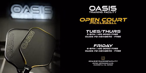 Guided Open Court Pickleball