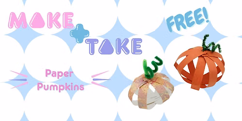 Free Make and Take: Paper Pumpkins