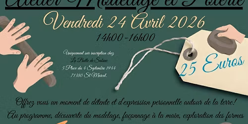 ATELIER MODELAGE ET POTERIE