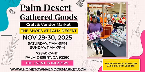 Palm Desert Gathered Goods Craft & Vendor Market
