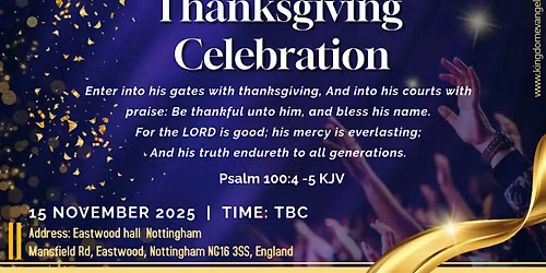 Thanksgiving Celebration Service