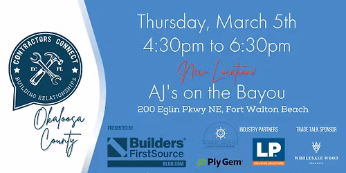 Contractors Connect - Okaloosa County March Meet Up