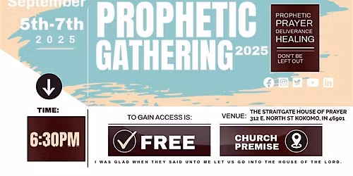 The Living Water Prophetic Gathering (ReBirth)