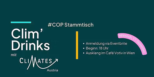 ClimDrinks #COP Stammtisch