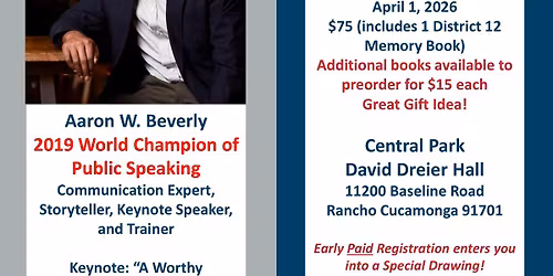 District 12's Spring Conference