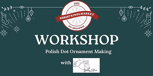 Polish Dot Ornament Making Workshop with Yellow Horse Hat Co.