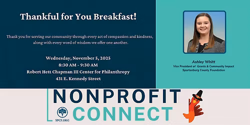 Nonprofit Connect: Thankful for You Breakfast