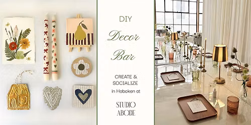 DIY Decor Bar Experience in Hoboken | Studio Abode