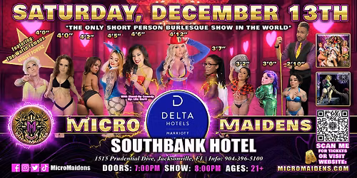 Jacksonville, FL - Micro Maidens Dwarf Dancers @ Southbank Hotel