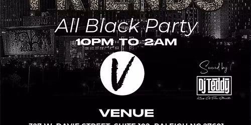 Jonathan & Friends all Black Party at the Venue