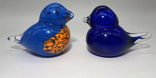 Blue Birds are good luck harbingers to your life! Making Bird Paperweights!