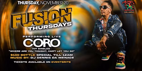 Coro Live At Mango's "Freestyle Is Back"
