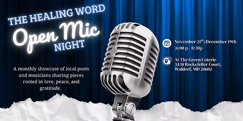 The Healing Word: A Night of Soulful Poetry & Storytelling