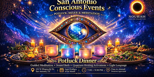 Meditation, Sound Bath & Community Potluck Mixer