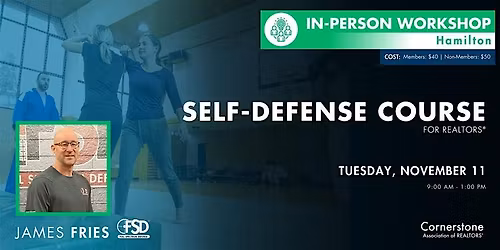 REALTOR\u00ae SAFETY: Self -Defense Course