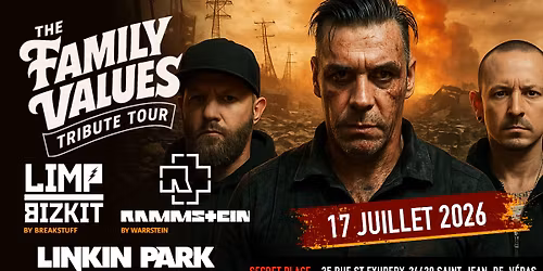 [MONTPELLIER] Concert Tribute - LINKIN  PARK | LIMP BIZKIT | RAMMSTEIN