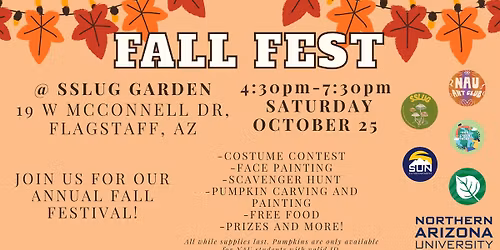 Fall Fest @ SSLUG Garden | Fall 2025