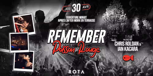 REMEMBER POISSON ROUGE