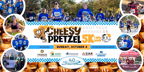 2026 Cheesy Pretzel 5K and 1 Mile Walk