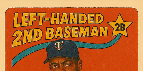 Left-Handed 2nd Baseman w\/s\/g White Woods