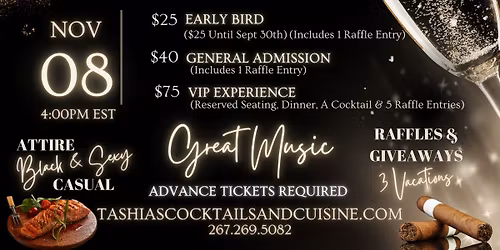 SIPS & SOCIALS PRESENTS:  A BLACKOUT PARTY