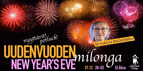 Uudenvuodenaaton nyytt\u00e4rimilonga \/ New Year's Eve Potluck Milonga