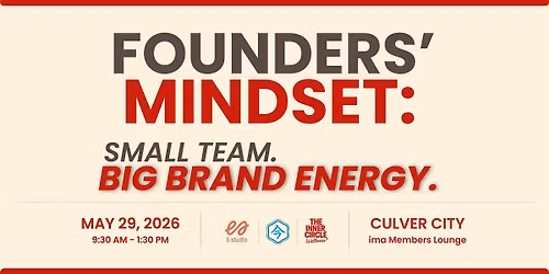 Founders' Mindset: Small Team. Big Brand Energy.