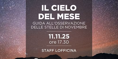 IL CIELO DEL MESE
