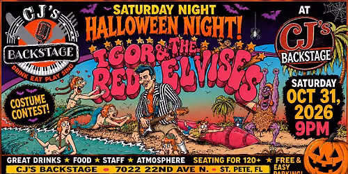 CJ's Halloween NT with The RED ELVISES!