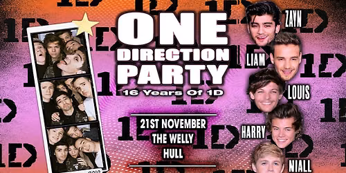 16 Years Of One Direction Party (Hull)