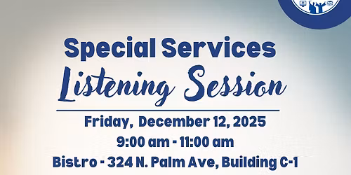 Special Services Listening Session