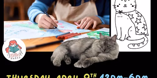 Kitty coloring pages with Paige!