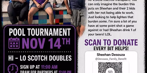 DeSouza Benefit Pool Tournament 