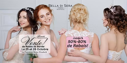 VENTE de Robes de Mari\u00e9e - 50% -80% de rabais sur les robes de mari\u00e9e!