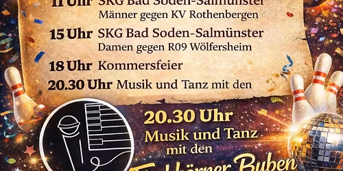 Er\u00f6ffnungsfeier Kegelbahn Huttengrundhalle 