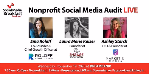 Nonprofit Social Media Audit LIVE
